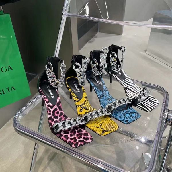 sandals summer shoes children's fashion square head metal chain snake pattern medium heeled women's thin sandals fa7p, Black
sandals summer shoes children's fashion square head metal chain snake pattern medium heeled women's thin sandals fa7p, Black