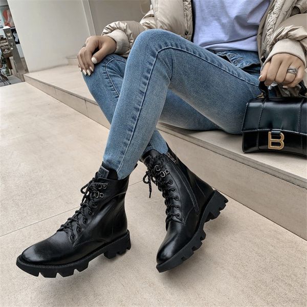 winter women boots with zipper lace up round toe chunky heel platform shoes comfortable and antiskid boots item no.s17 210507, Black
winter women boots with zipper lace up round toe chunky heel platform shoes comfortable and antiskid boots item no.s17 210507, Black