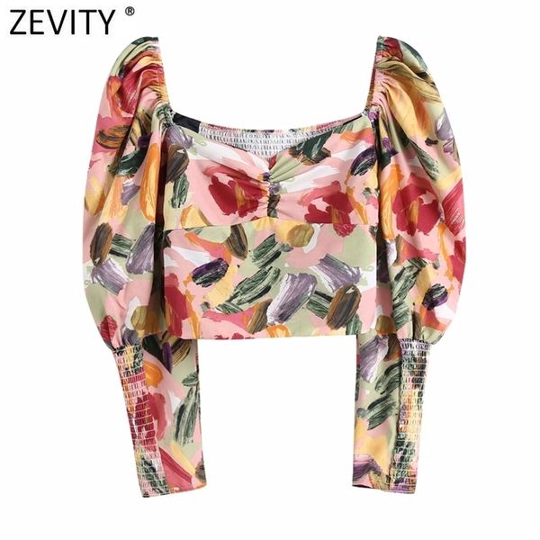 women colorful graffiti print short shirt femme pleat puff sleeve elastic casual slim blouse roupas chic ls7697 210416, White
women colorful graffiti print short shirt femme pleat puff sleeve elastic casual slim blouse roupas chic ls7697 210416, White