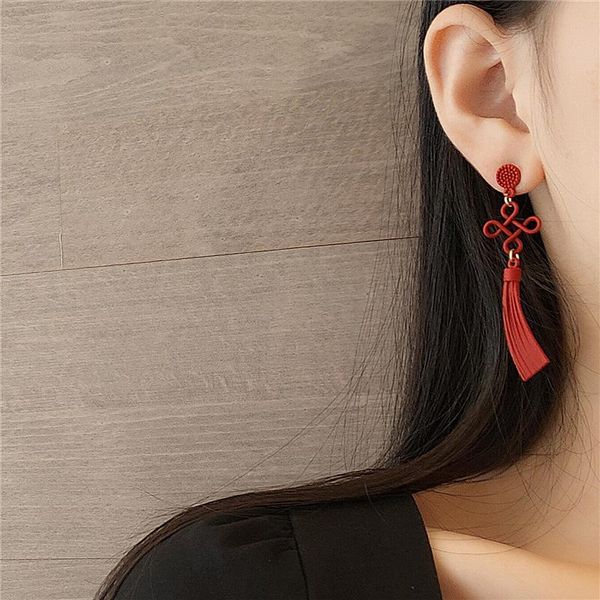 dangle & chandelier timeonly delicate red color chinese knot long tassel earrings for women ladies year charms earring weddding gifts, Silver
dangle & chandelier timeonly delicate red color chinese knot long tassel earrings for women ladies year charms earring weddding gifts, Silver