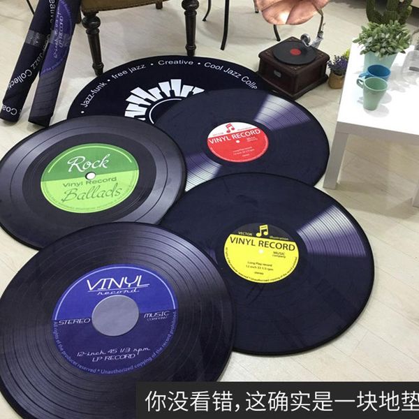 carpets europe fashion record pattern mats creative round black retro carpet area mat decorative rug study room
carpets europe fashion record pattern mats creative round black retro carpet area mat decorative rug study room