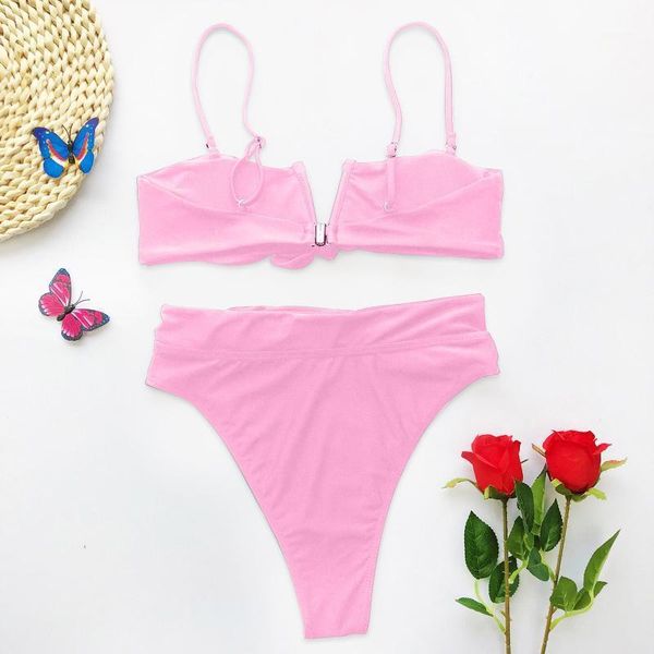 women's swimwear bikini 2021 solid swimsuit women push up set brazilian bathing suit summer beach wear micro, White;black
women's swimwear bikini 2021 solid swimsuit women push up set brazilian bathing suit summer beach wear micro, White;black