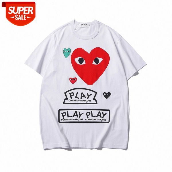heyplay japanese red heart black short-sleeved t-shirt three-color pure cotton round neck men's and women's clothing #bi5d, White;black
heyplay japanese red heart black short-sleeved t-shirt three-color pure cotton round neck men's and women's clothing #bi5d, White;black