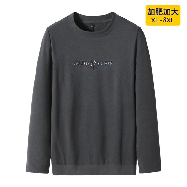 2021Autumn new men's loose casual fashion simple youth fattening large round collar sweater fat man, Black
2021Autumn new men's loose casual fashion simple youth fattening large round collar sweater fat man, Black