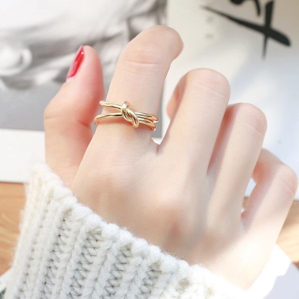 cluster rings simple and fashion design irregular open for women metal knotted geometric gold silver color party jewelry gifts, Golden;silver
cluster rings simple and fashion design irregular open for women metal knotted geometric gold silver color party jewelry gifts, Golden;silver