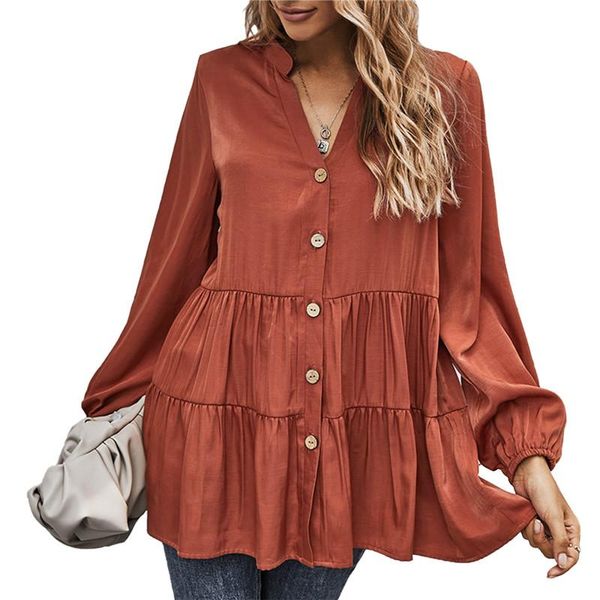 hirigin spring autumn women long sleeve v-neck casual loose buttoned blouse fashion ladies street home outfit holiday pullovers women's, White
hirigin spring autumn women long sleeve v-neck casual loose buttoned blouse fashion ladies street home outfit holiday pullovers women's, White