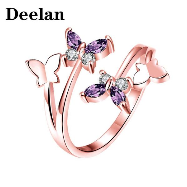 wedding rings deelan fashion ring for women resizable crystal cz zircon butterfly jewellery girl charm bridal party rose gold, Slivery;golden
wedding rings deelan fashion ring for women resizable crystal cz zircon butterfly jewellery girl charm bridal party rose gold, Slivery;golden