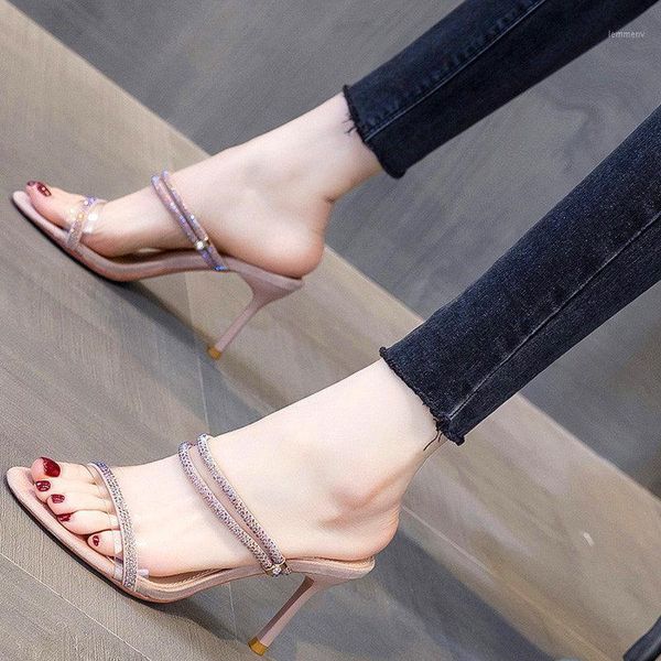 women sandals luxury crystal bling stiletto summer shoes strap two way to wear party special occasion woman1, Black
women sandals luxury crystal bling stiletto summer shoes strap two way to wear party special occasion woman1, Black