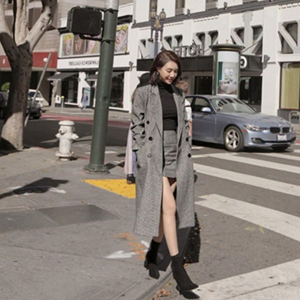 fashion solid long woolen winter slim casual wool coat and jacket double breasted ladies coats, Black
fashion solid long woolen winter slim casual wool coat and jacket double breasted ladies coats, Black