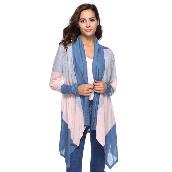 women's trench coats long cardigans women nice irregular patchwork cardigan open front loose outwear casual sleeve coat casacas, Tan;black
women's trench coats long cardigans women nice irregular patchwork cardigan open front loose outwear casual sleeve coat casacas, Tan;black