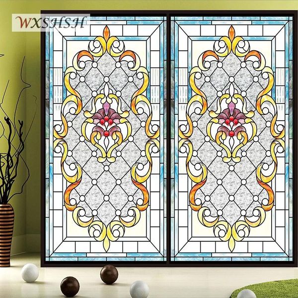 window stickers stained electrostatic film custom size mixed color tint- european church bathroom decor 40cmx100cm
window stickers stained electrostatic film custom size mixed color tint- european church bathroom decor 40cmx100cm