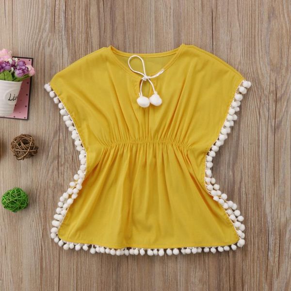 girl's dresses 2021 kids baby girls beach dress flower print tassel pompom crew neck swimsuit cover up 6 months-5 years skin-friendly f, Red;yellow
girl's dresses 2021 kids baby girls beach dress flower print tassel pompom crew neck swimsuit cover up 6 months-5 years skin-friendly f, Red;yellow