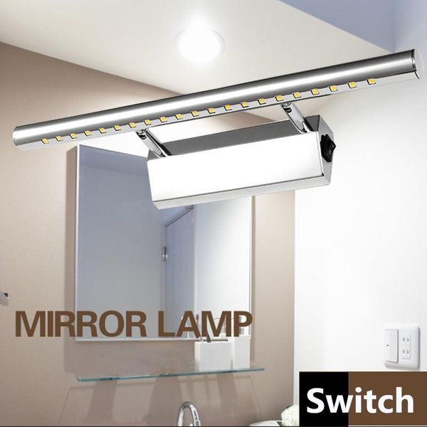 wall lamp modern bathroom led mirror light with switch 5w stainless steel 85-265v bedroom indoor home lighting luminaria
wall lamp modern bathroom led mirror light with switch 5w stainless steel 85-265v bedroom indoor home lighting luminaria