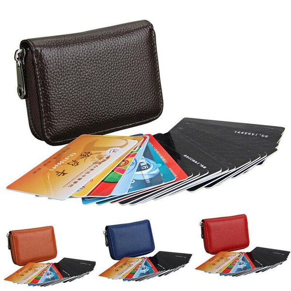 card holders 2021 pu women men's id solid zipper cards protector storage bags fashion simple, Brown;gray
card holders 2021 pu women men's id solid zipper cards protector storage bags fashion simple, Brown;gray