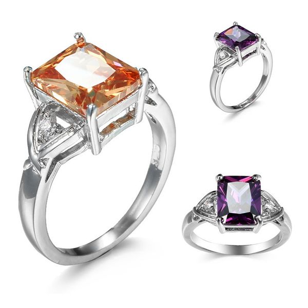 silver plated yellow purple square crystal ring created rhinestone 2 color wedding finger rings jewelry for women
silver plated yellow purple square crystal ring created rhinestone 2 color wedding finger rings jewelry for women