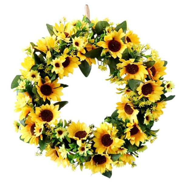decorative objects & figurines sunflower wreath for front door porch decor artificial summer floral with green leaf,hanging farmhouse
decorative objects & figurines sunflower wreath for front door porch decor artificial summer floral with green leaf,hanging farmhouse