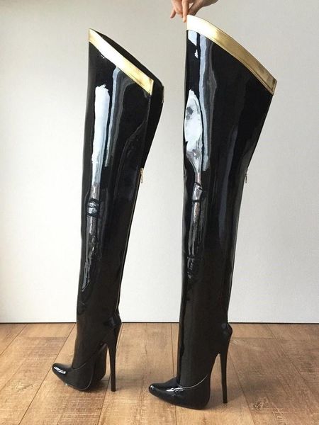 boots winter over-the-knee slim long black pointed stiletto high heels patent leather zip pole dance motorcycle
boots winter over-the-knee slim long black pointed stiletto high heels patent leather zip pole dance motorcycle
