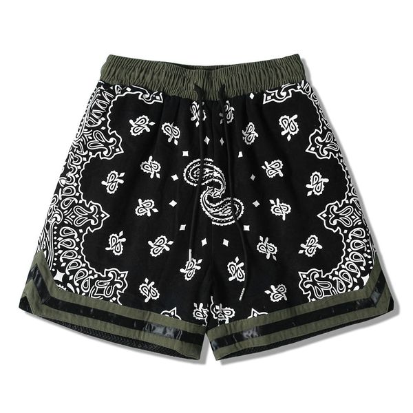 shorts west coast cashew blossom print men's fashion brand elastic waist quarter sleeve street trend loose pants, White;black
shorts west coast cashew blossom print men's fashion brand elastic waist quarter sleeve street trend loose pants, White;black