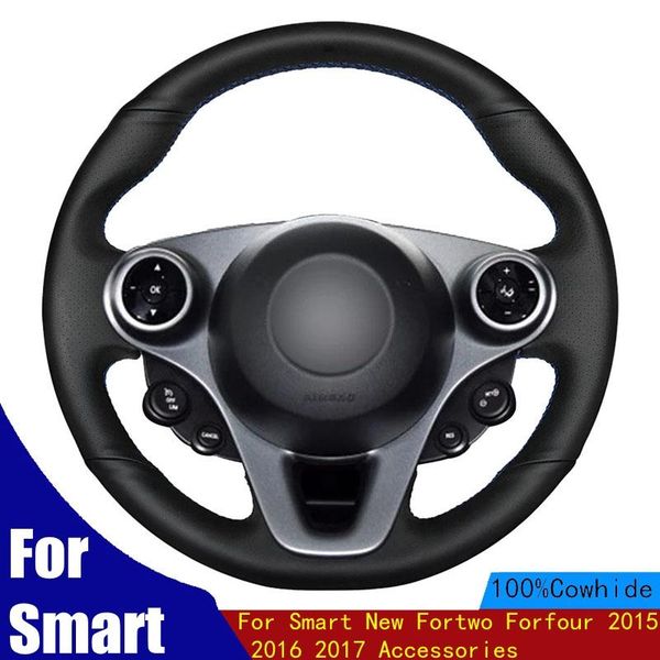 steering wheel covers car cover hand-stitched pu genuine leather for smart fortwo forfour 2021 accessories
steering wheel covers car cover hand-stitched pu genuine leather for smart fortwo forfour 2021 accessories