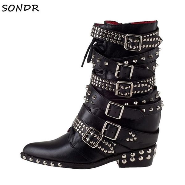 boots punk rivet studded gothic fashion design buckle belted chunky heels ankle black height increasing motorcycle
boots punk rivet studded gothic fashion design buckle belted chunky heels ankle black height increasing motorcycle