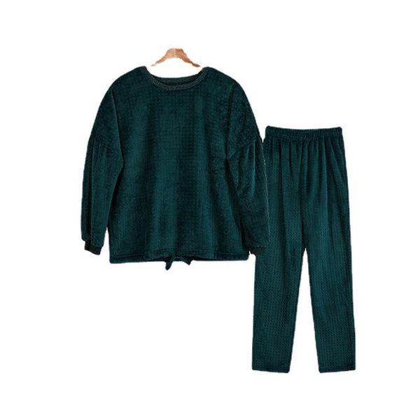 women's sleepwear spring and autumn warm long sleeve home clothing suit high-end elegant coral pajamas, Black;red
women's sleepwear spring and autumn warm long sleeve home clothing suit high-end elegant coral pajamas, Black;red