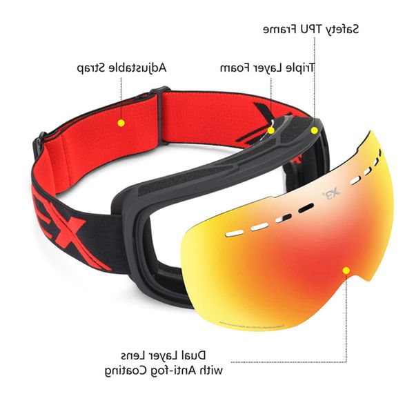 ski goggles double-layer card myopia ski goggles anti fog anti dust ski protective glasses, White;black
ski goggles double-layer card myopia ski goggles anti fog anti dust ski protective glasses, White;black