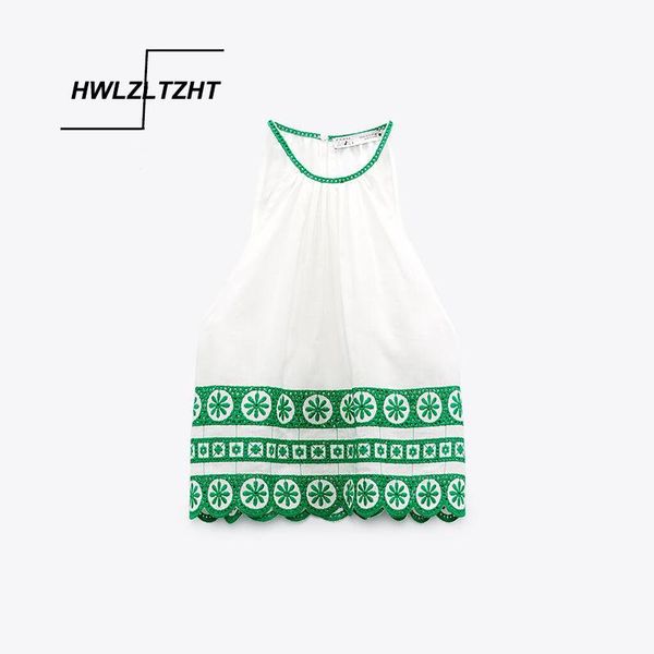 women's blouses & shirts hwlzltzht 2021 embroidery women cotton crop woman korean fashion clothing tank summer, White
women's blouses & shirts hwlzltzht 2021 embroidery women cotton crop woman korean fashion clothing tank summer, White