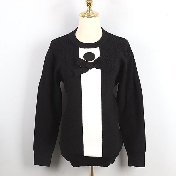 women's sweaters elegant brand design knit pullover 3d bow long sleeve embroidery black white women clothing christmas clothes h8va, White;black
women's sweaters elegant brand design knit pullover 3d bow long sleeve embroidery black white women clothing christmas clothes h8va, White;black