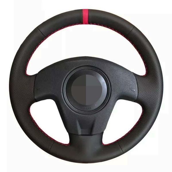 steering wheel covers car cover soft hand-stitched red marker black artificial leather for seat ibiza 2004 2006
steering wheel covers car cover soft hand-stitched red marker black artificial leather for seat ibiza 2004 2006