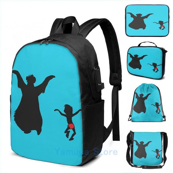 backpack funny graphic print baloo mowgli usb charge men school bags women bag travel laptop
backpack funny graphic print baloo mowgli usb charge men school bags women bag travel laptop