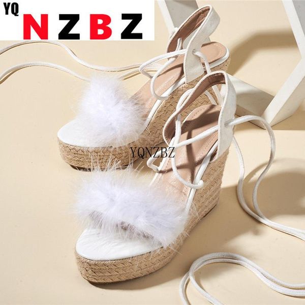 sandals yqnzbz fashion summer feather fur wedges women open toe ankle strap ladies platform high heels shoes, Black
sandals yqnzbz fashion summer feather fur wedges women open toe ankle strap ladies platform high heels shoes, Black