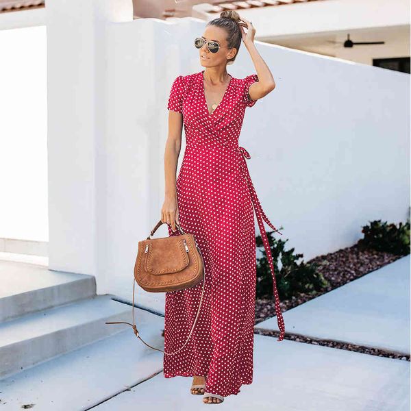 casual dresses women summer 2021 new polka dot printed bohemian beach lady v-neck sashes short sleeve party evening maxi long, Black;gray
casual dresses women summer 2021 new polka dot printed bohemian beach lady v-neck sashes short sleeve party evening maxi long, Black;gray