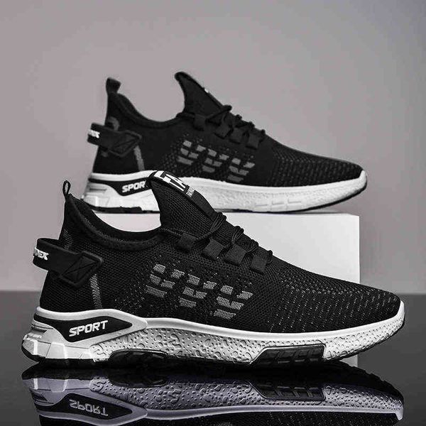 2021 autumn low breathable flying woven men's shoes korean fashion running casual sports, Black
2021 autumn low breathable flying woven men's shoes korean fashion running casual sports, Black