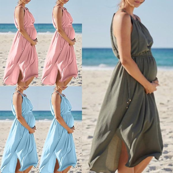 summer braces skirt maternity for sleeve length chiffon split dress pregnancy easy dresses comfy pregnant women clothes, White
summer braces skirt maternity for sleeve length chiffon split dress pregnancy easy dresses comfy pregnant women clothes, White