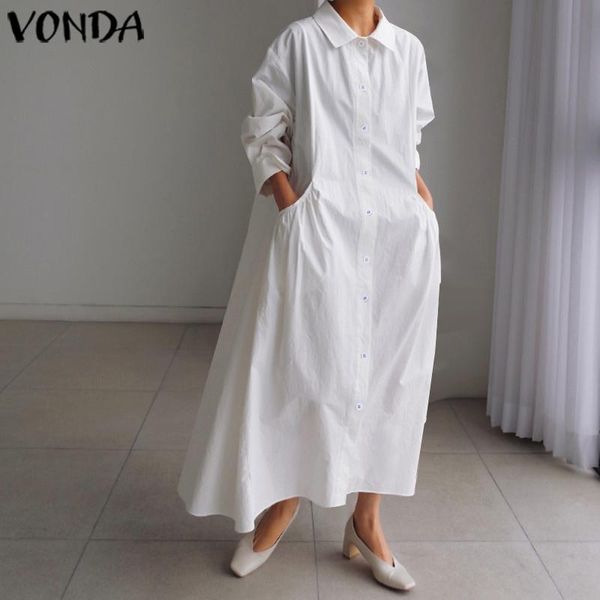 casual dresses white maxi dress women elegant long vonda sundress 2021 autumn party vestidos baggy robe femme s-5xl, Black;gray
casual dresses white maxi dress women elegant long vonda sundress 2021 autumn party vestidos baggy robe femme s-5xl, Black;gray