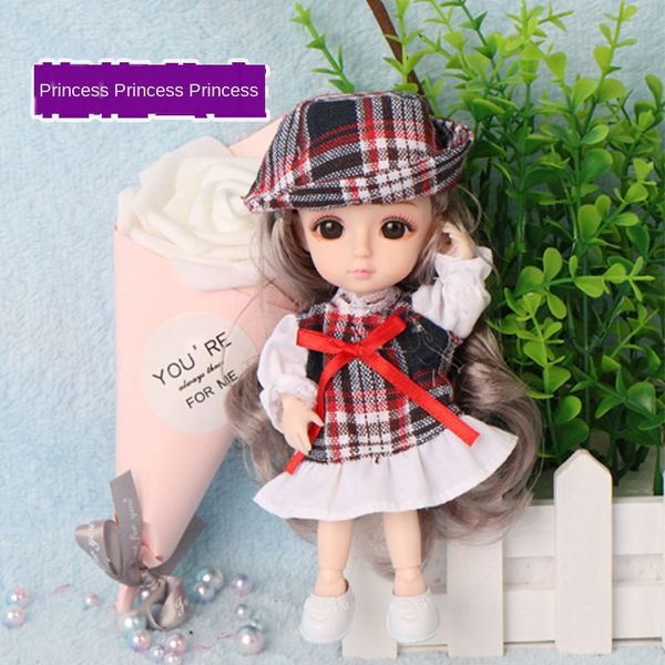 16cm Movable Jointed Dolls Toys 3D Big Eyes Long Hair BJD Makeup Doll Fashion Birthday Gift Dolls For Girls Dropshipping
16cm Movable Jointed Dolls Toys 3D Big Eyes Long Hair BJD Makeup Doll Fashion Birthday Gift Dolls For Girls Dropshipping