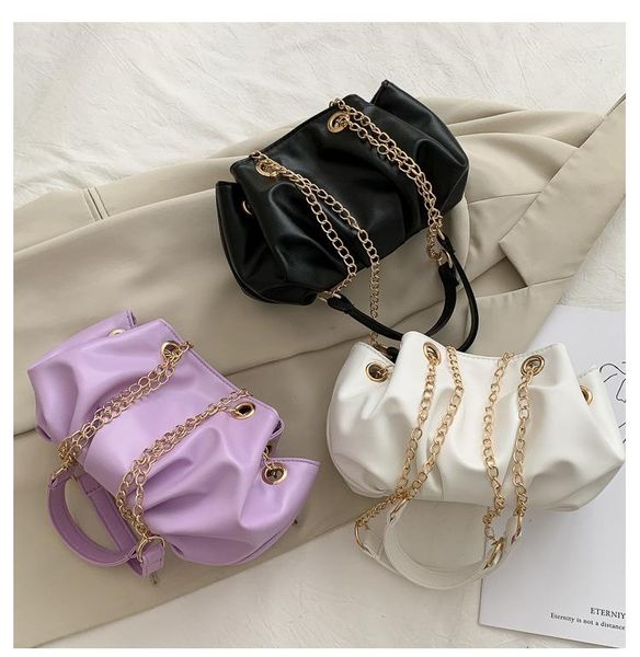 trend fashion fold niche design women's bag single room messenger portable bucket shoulder bags
trend fashion fold niche design women's bag single room messenger portable bucket shoulder bags