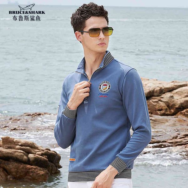 men's long sved polo shirt, 4xl large coarse cotton busins casual t-shirt, bruce shark, qualtiy, winter and autumn, White;black
men's long sved polo shirt, 4xl large coarse cotton busins casual t-shirt, bruce shark, qualtiy, winter and autumn, White;black