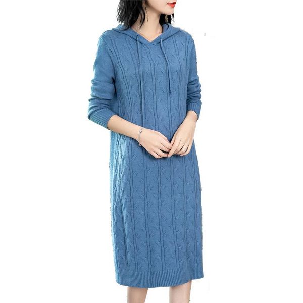 casual dresses 2021 autumn pattern european will code easy thin solid color long fund even hat knitting dress, Black;gray
casual dresses 2021 autumn pattern european will code easy thin solid color long fund even hat knitting dress, Black;gray