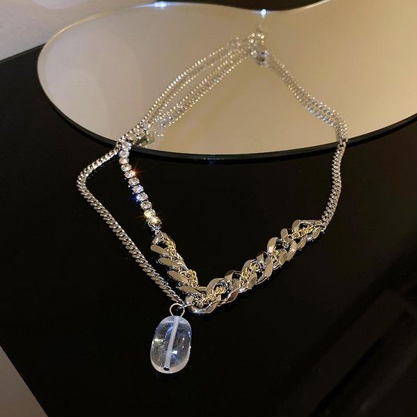 pendant necklaces origin summer high street irregular arcylic necklace for women girls asymmetry chunky chain rhinestone jewelry, Silver
pendant necklaces origin summer high street irregular arcylic necklace for women girls asymmetry chunky chain rhinestone jewelry, Silver