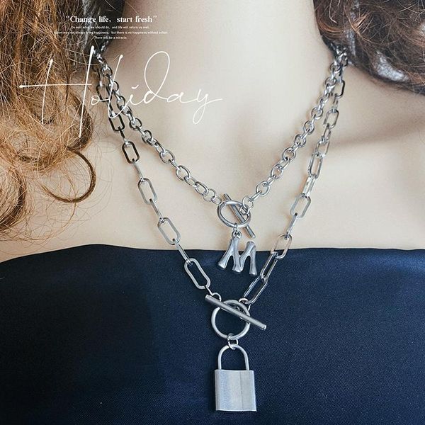 pendant necklaces 2021 fashion multilayer hip hop long chain necklace for women men jewelryinitial namecross gifts, Silver
pendant necklaces 2021 fashion multilayer hip hop long chain necklace for women men jewelryinitial namecross gifts, Silver