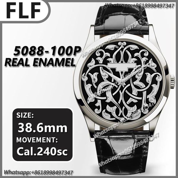 wristwatches men's automatic mechanical watch 38mm calatrava 5088 ss flf 1:1 edition style 1 on black leather strap a240 (micro rotor), Slivery;brown
wristwatches men's automatic mechanical watch 38mm calatrava 5088 ss flf 1:1 edition style 1 on black leather strap a240 (micro rotor), Slivery;brown