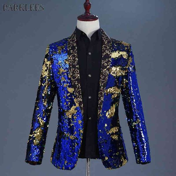 luxury royal blue sequin dress blazer men nightclub stage shawl collar mens suit jacket wedding party stage blazer masculino 2xl 210522, White;black
luxury royal blue sequin dress blazer men nightclub stage shawl collar mens suit jacket wedding party stage blazer masculino 2xl 210522, White;black