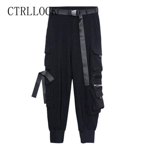 women's pants & capris ctrllock techwear loose cargo hiphop high waist pocket trouser spring and autumn trend, Black;white
women's pants & capris ctrllock techwear loose cargo hiphop high waist pocket trouser spring and autumn trend, Black;white