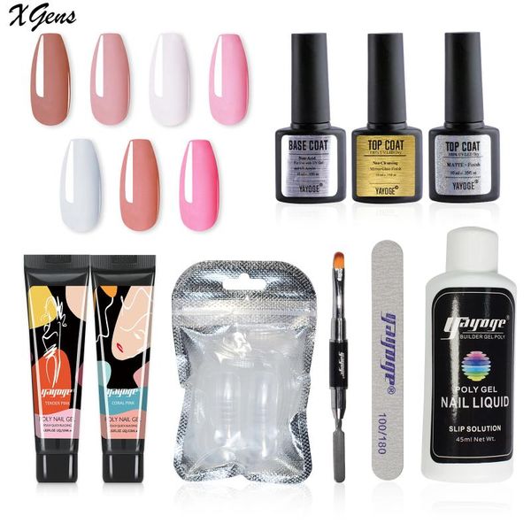 nail gel xgens poly uv set kit 15ml crystal clear colors quick building for extensions manicure art, Red;pink
nail gel xgens poly uv set kit 15ml crystal clear colors quick building for extensions manicure art, Red;pink
