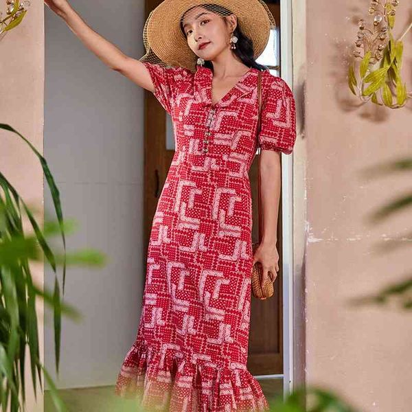 casual dresses red puff sleeve mermaid long women short v neck ruffle tunic midi ladies modest za23, Black;gray
casual dresses red puff sleeve mermaid long women short v neck ruffle tunic midi ladies modest za23, Black;gray