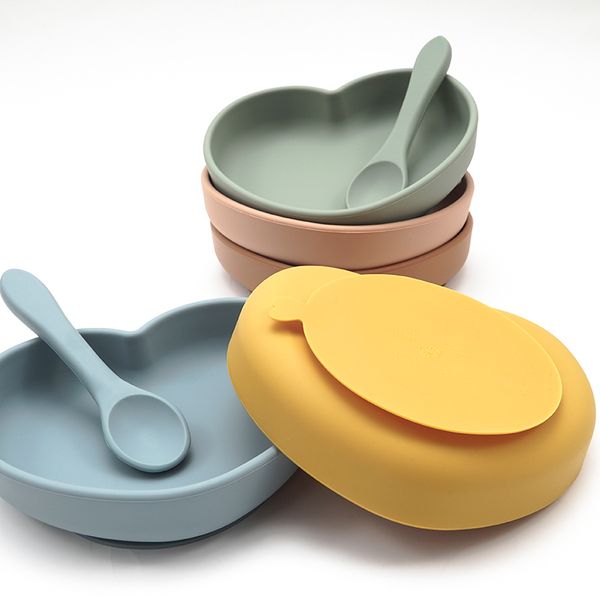 1set baby feeding bowl baby dinner plate cartoon love kids solid food dinnerware with suction cup spoons children product
1set baby feeding bowl baby dinner plate cartoon love kids solid food dinnerware with suction cup spoons children product