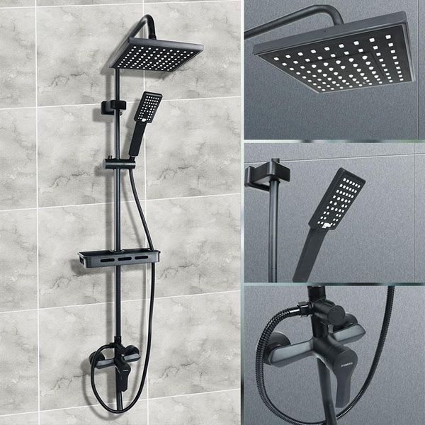 bathroom faucet black rain shower head bath wall mounted bathtub height adjustment set mixer sets
bathroom faucet black rain shower head bath wall mounted bathtub height adjustment set mixer sets