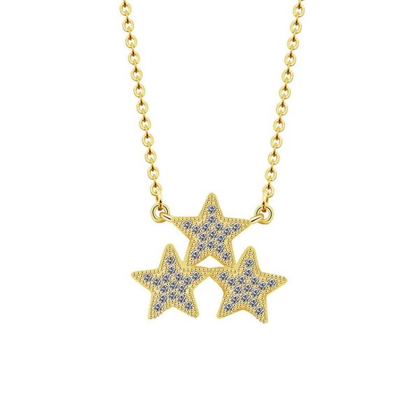 pendant necklaces fashion crystal laminated necklace girls gold little star niche brand design pieces men propose engagement personality, Silver
pendant necklaces fashion crystal laminated necklace girls gold little star niche brand design pieces men propose engagement personality, Silver