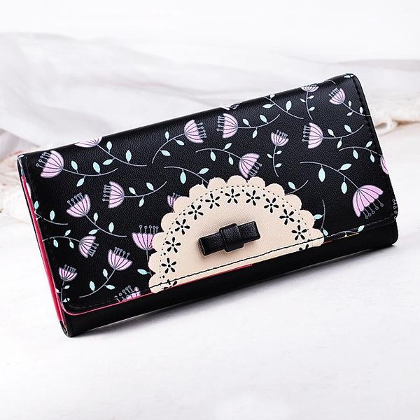 wallets fashion women lady handbags coin purse cards id holder money burse bags flowers bowknot clutch female long purses wallet, Red;black
wallets fashion women lady handbags coin purse cards id holder money burse bags flowers bowknot clutch female long purses wallet, Red;black